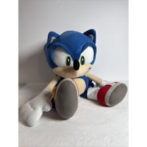 Sonic‎ the Hedgehog Plush Backpack/Small Bag 18"blue Used